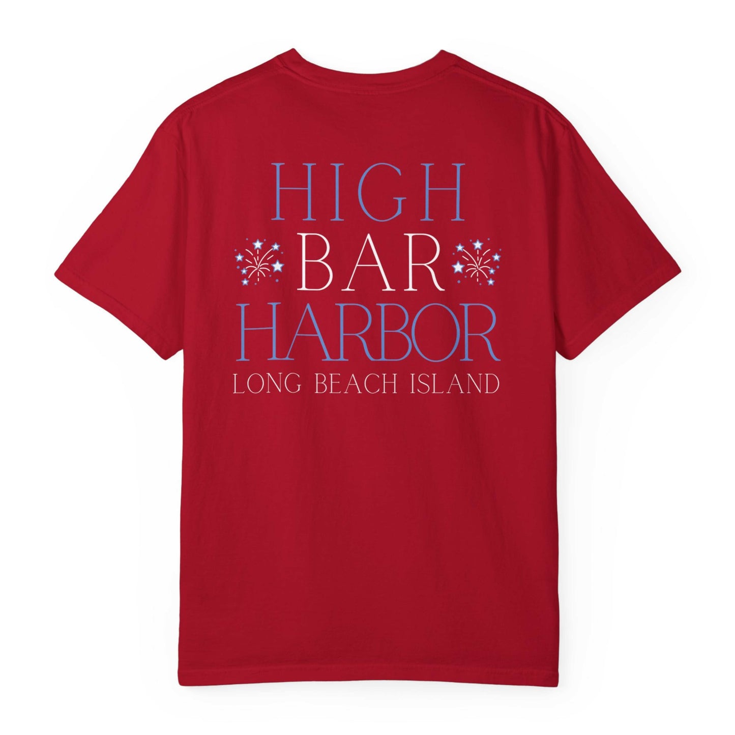 Patriotic Comfort Colors tee, High Bar Harbor