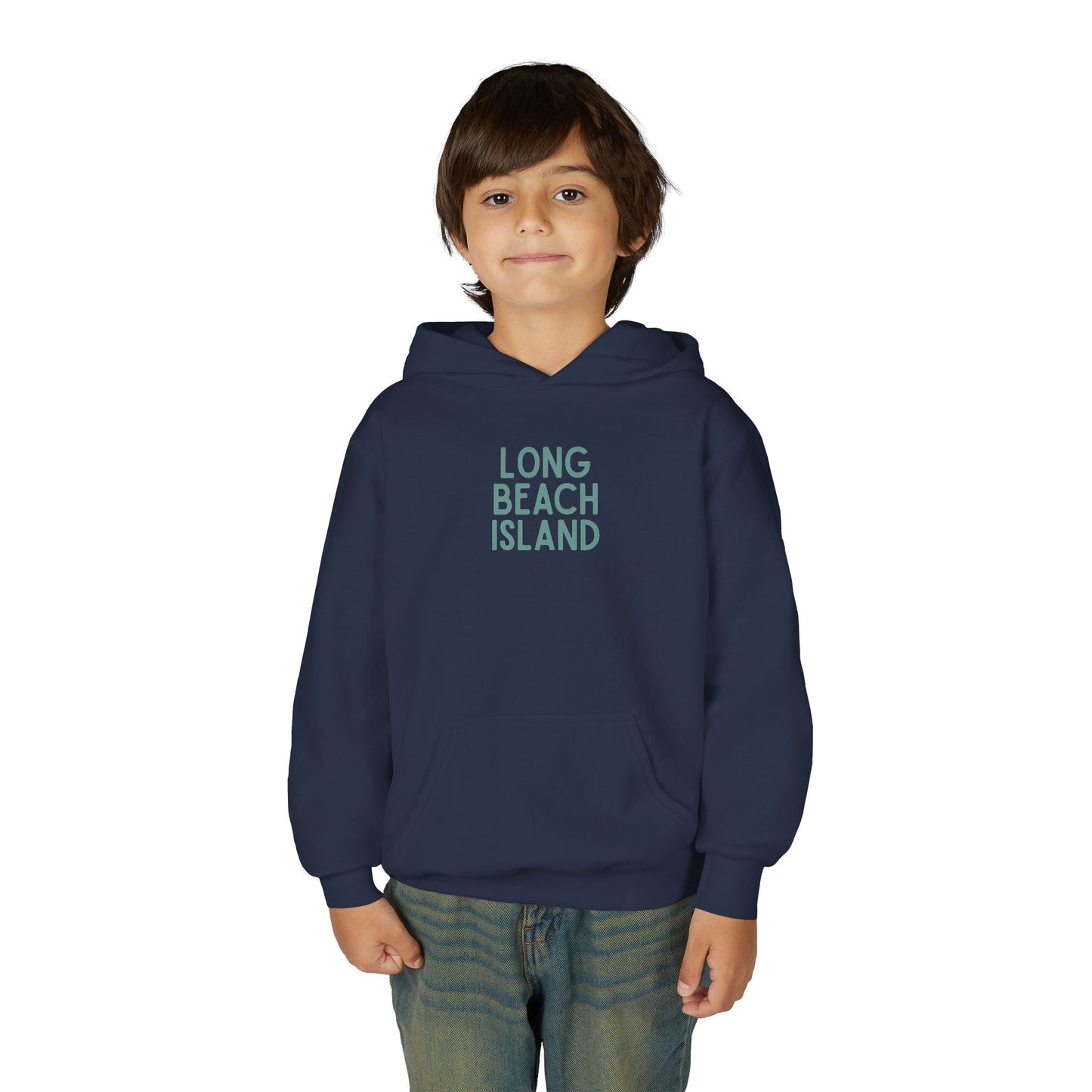 BeachyBara Long Beach Island Youth Hoodie