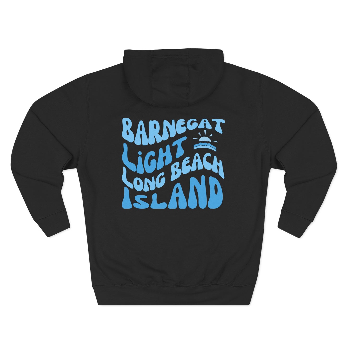 Blue wave Hoodie , Barnegat Light - newly updated