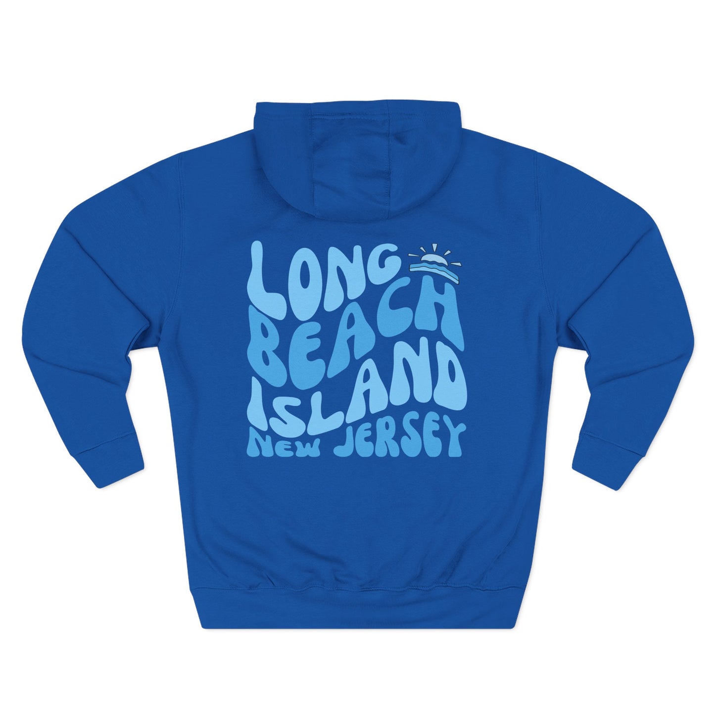 Blue Wave hoodie, Long Beach Island - newly updated
