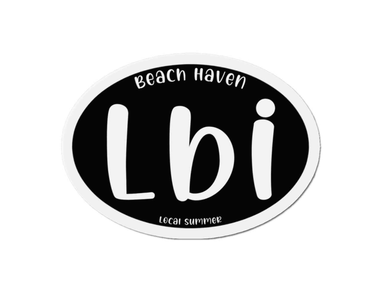 LBI Oval Magnet, Beach Haven