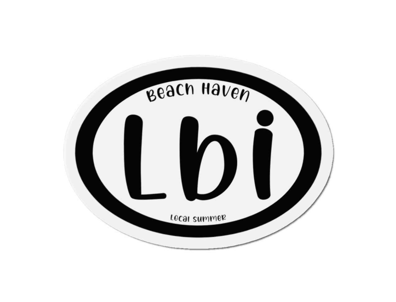 LBI Oval Magnet, Beach Haven