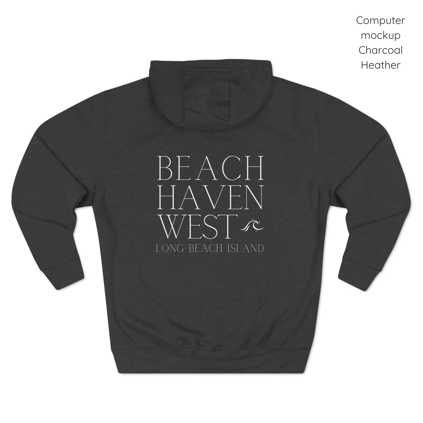 Waves Hoodie, Beach Haven West