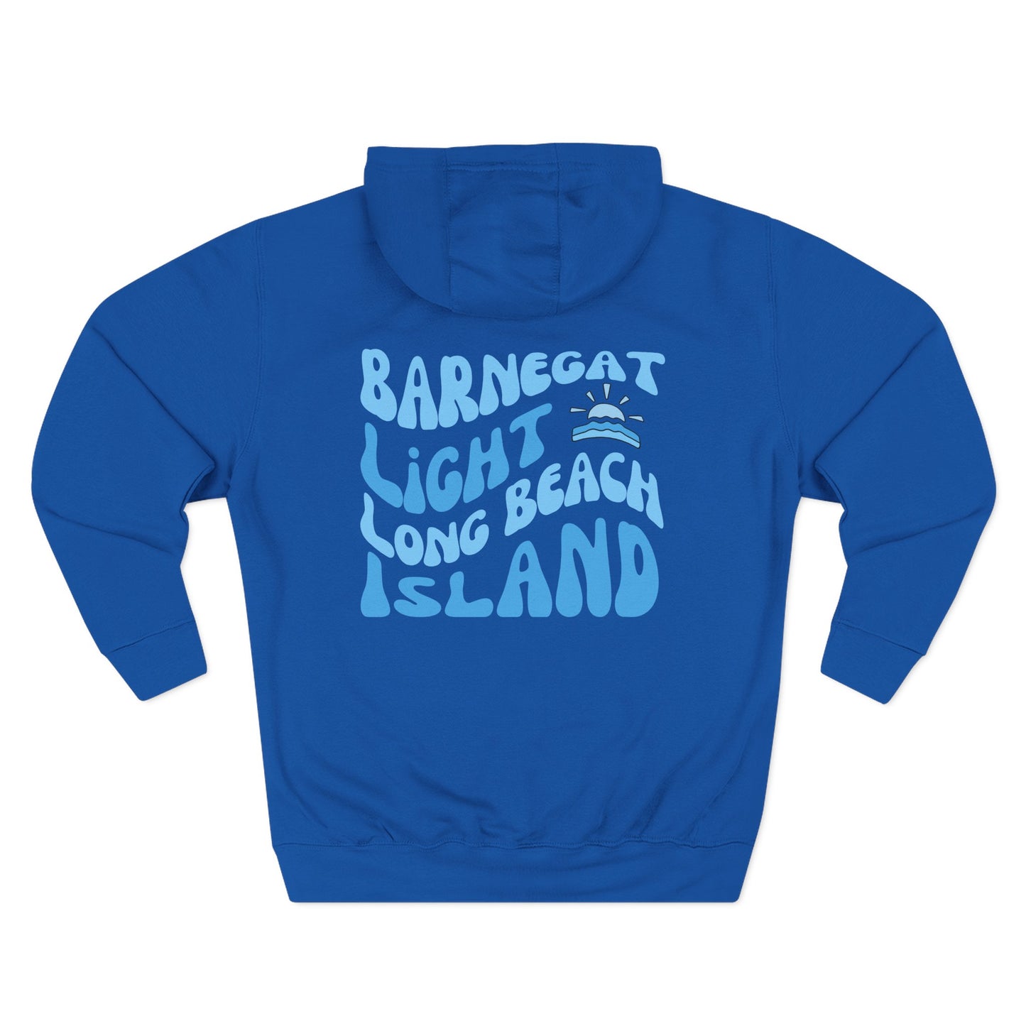Blue wave Hoodie , Barnegat Light - newly updated