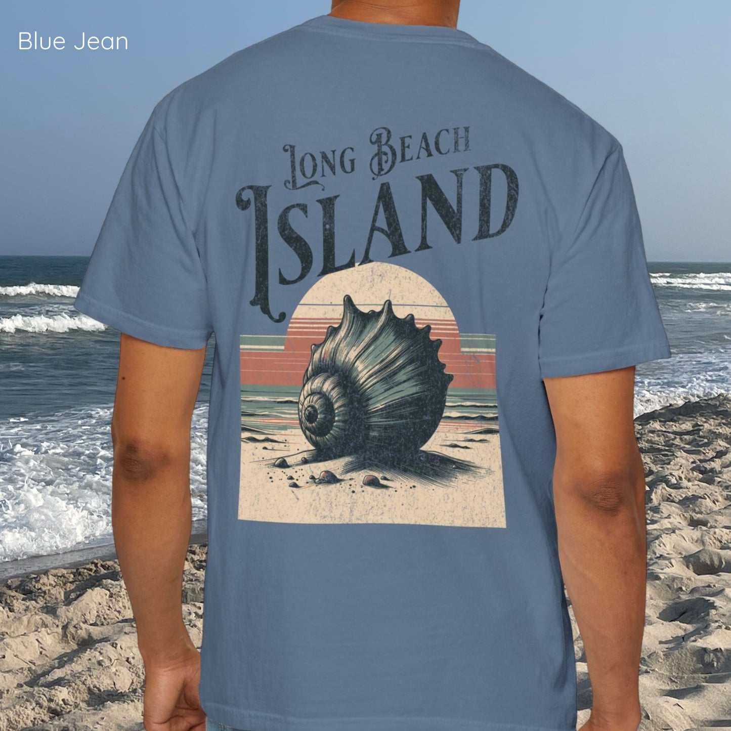 Morning Glow Comfort Colors Tee - Long Beach Island