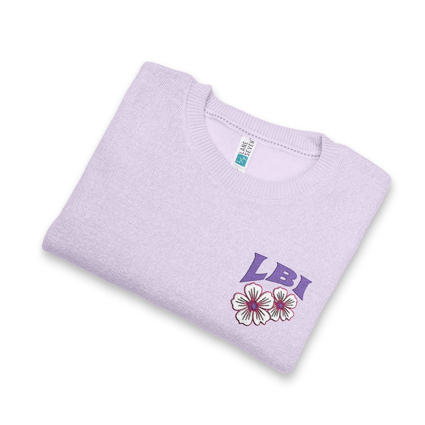 Retro Bloom Embroidered Nantucket Pullover
