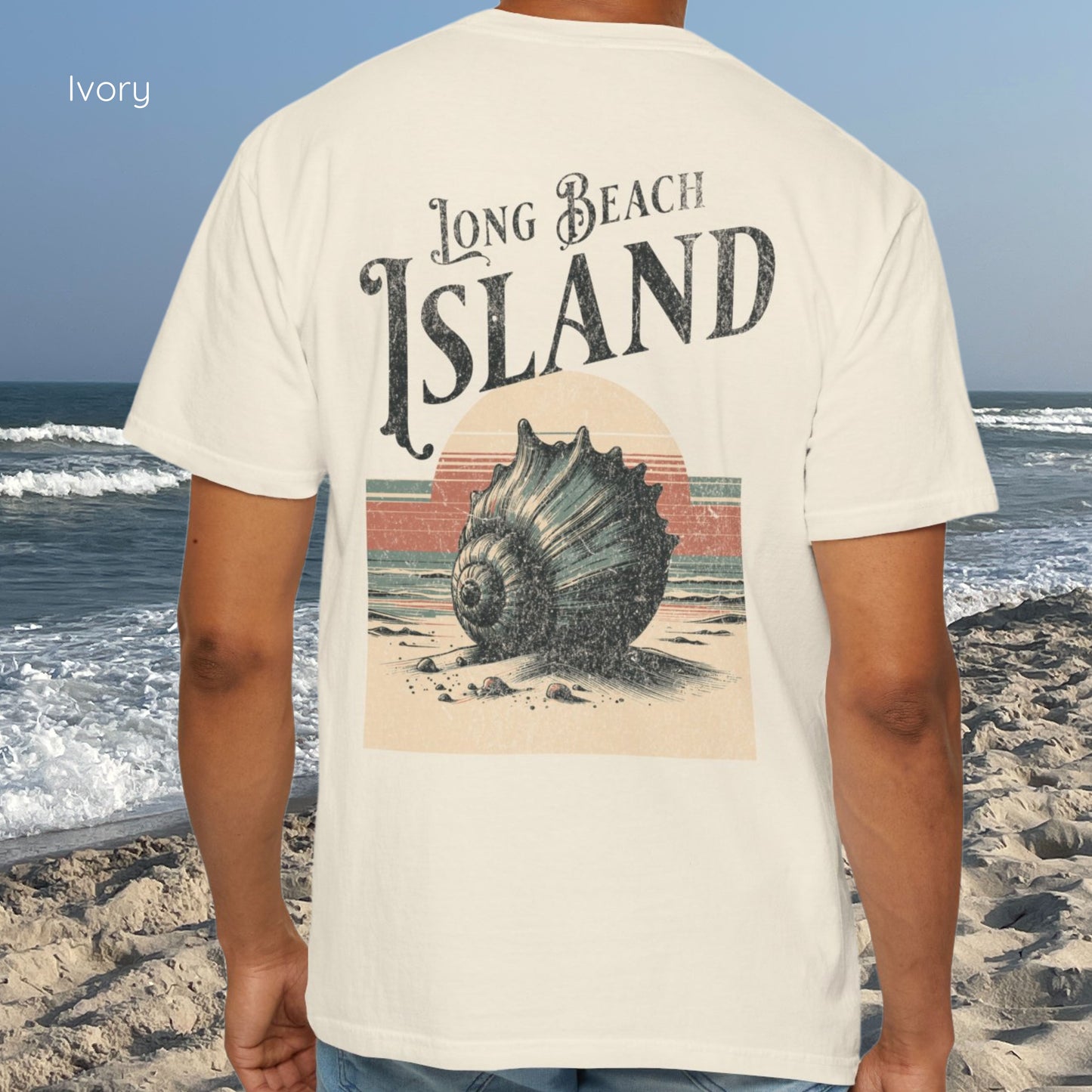 Morning Glow Comfort Colors Tee - Long Beach Island