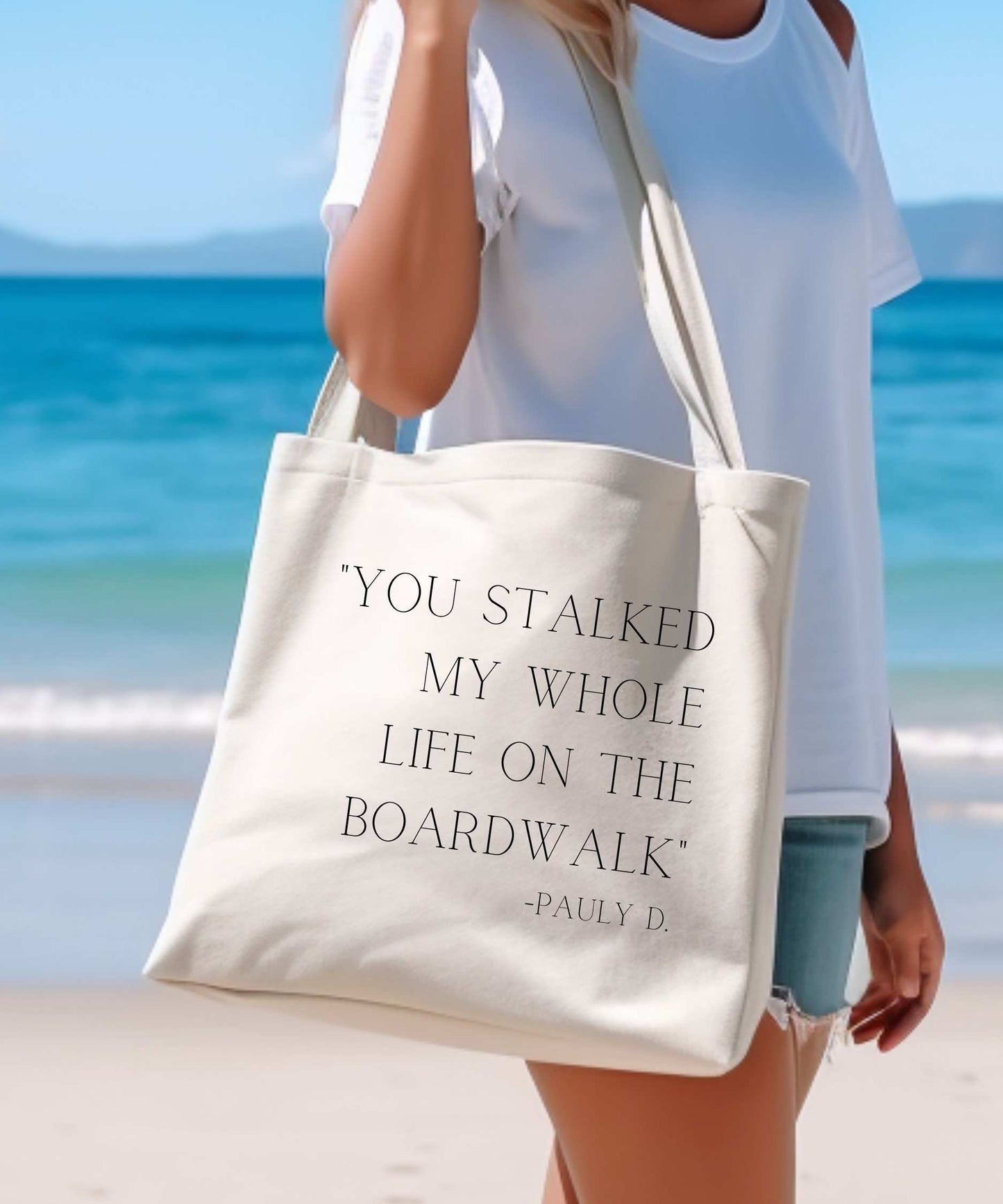 Jersey Shore Pauly D quote Canvas Tote Bag