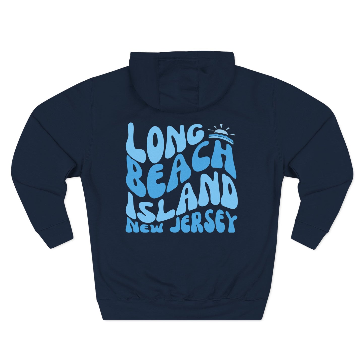 Blue Wave hoodie, Long Beach Island - newly updated