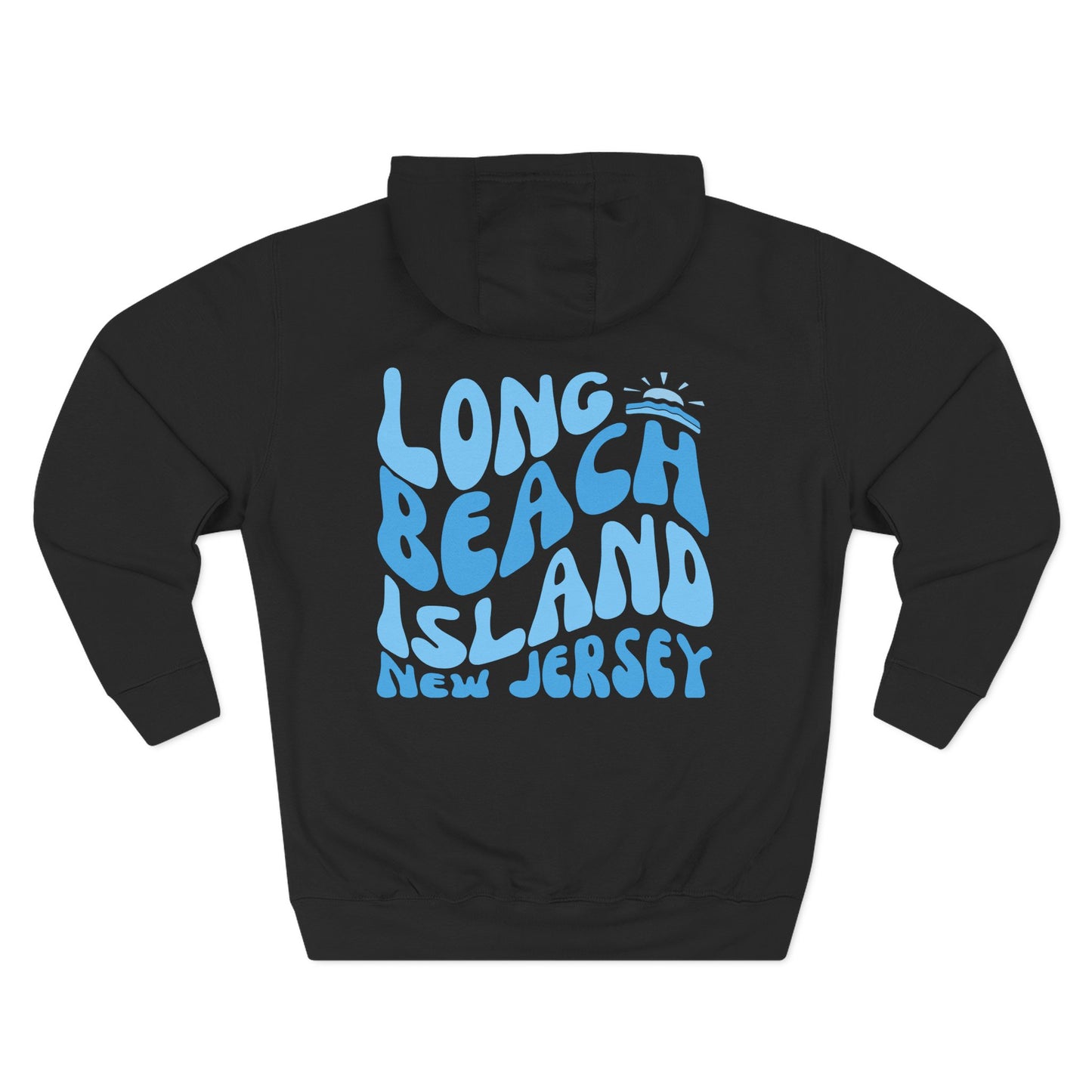 Blue Wave hoodie, Long Beach Island - newly updated