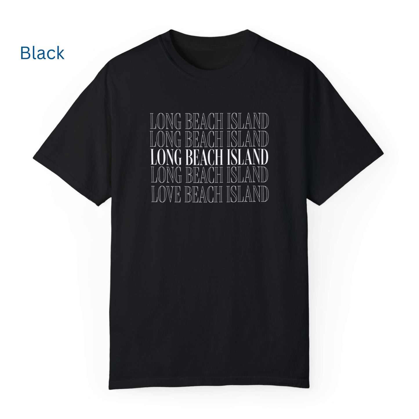 On Repeat Comfort Colors short sleeve tee, Long Beach Island