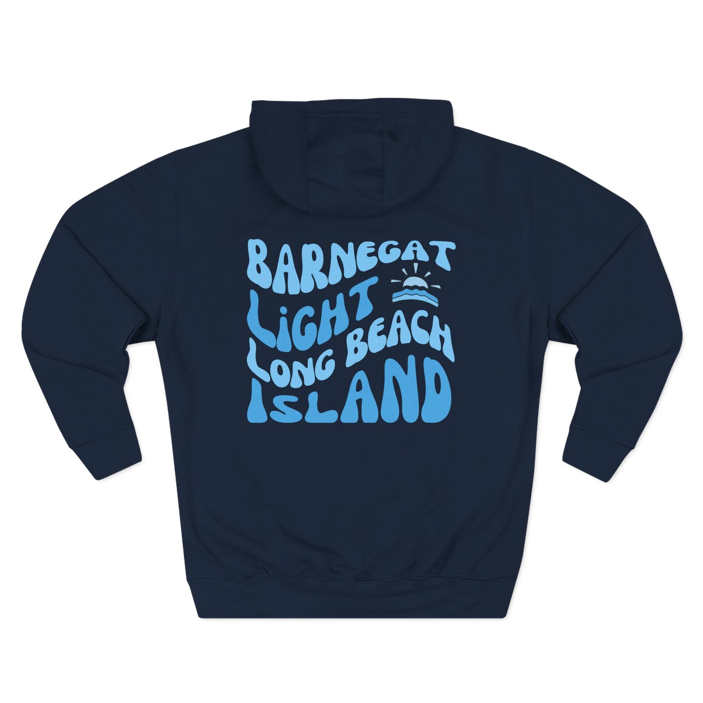 Blue wave Hoodie , Barnegat Light - newly updated