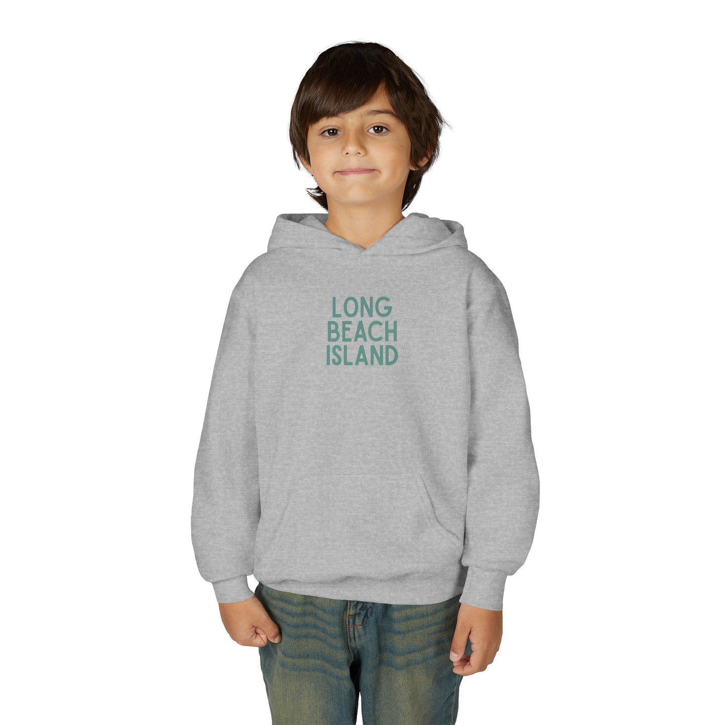 BeachyBara Long Beach Island Youth Hoodie