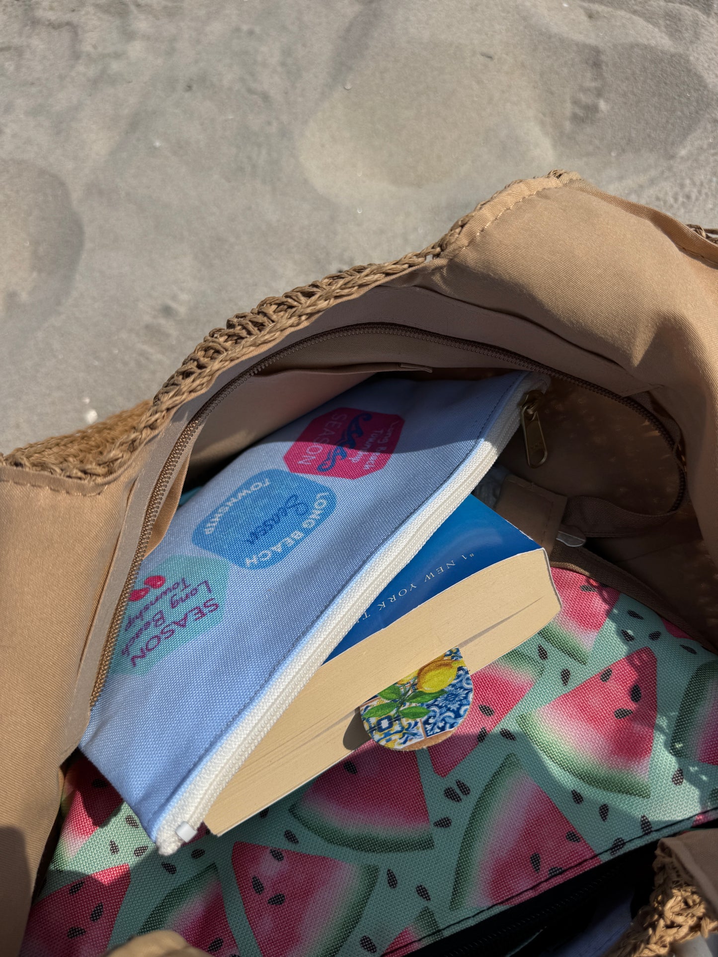 Beach Badge Pouch, Long Beach Township