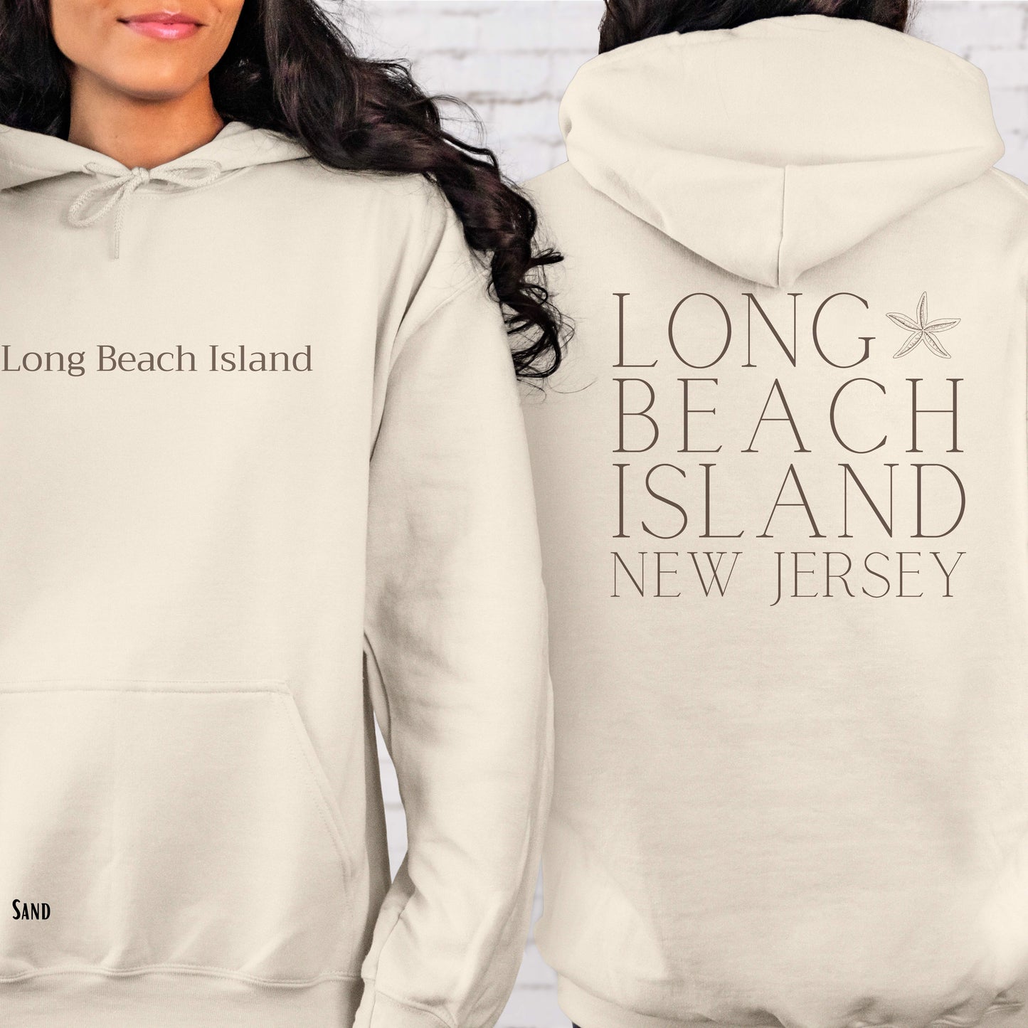 Long Beach Island Driftwood Hoodie