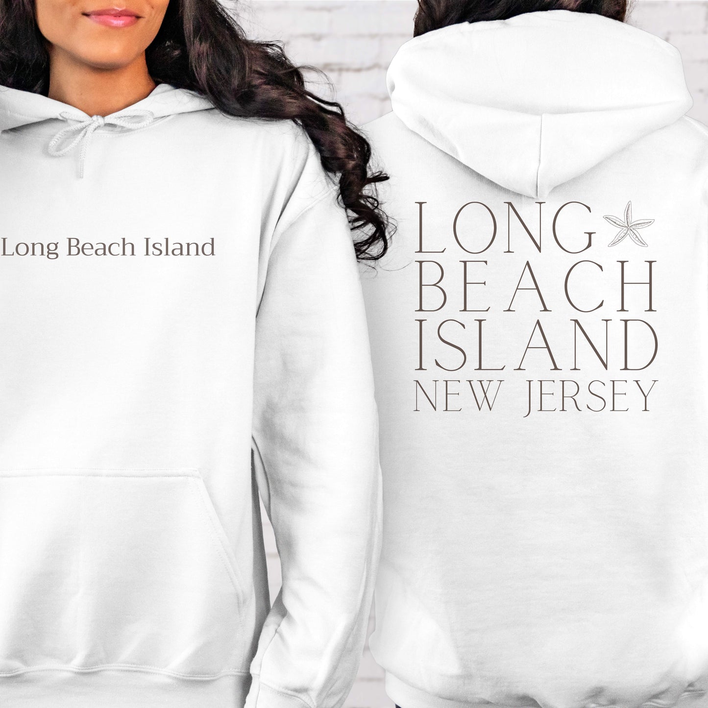 Long Beach Island Driftwood Hoodie