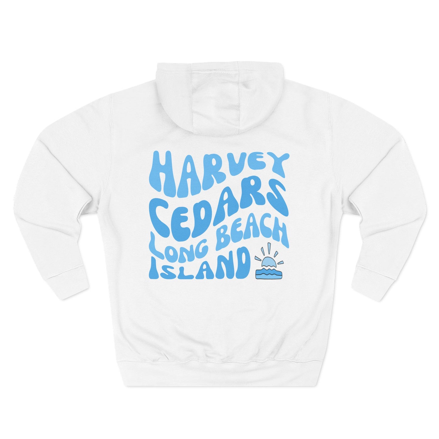 Blue wave Hoodie, Harvey Cedars, newly updated
