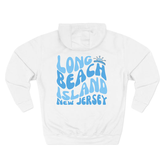 Blue Wave hoodie, Long Beach Island - newly updated