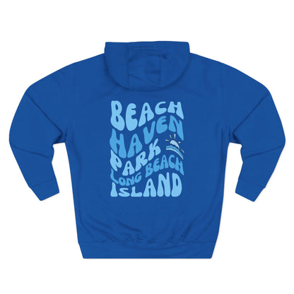 Blue wave Hoodie, Beach Haven Park, newly updated
