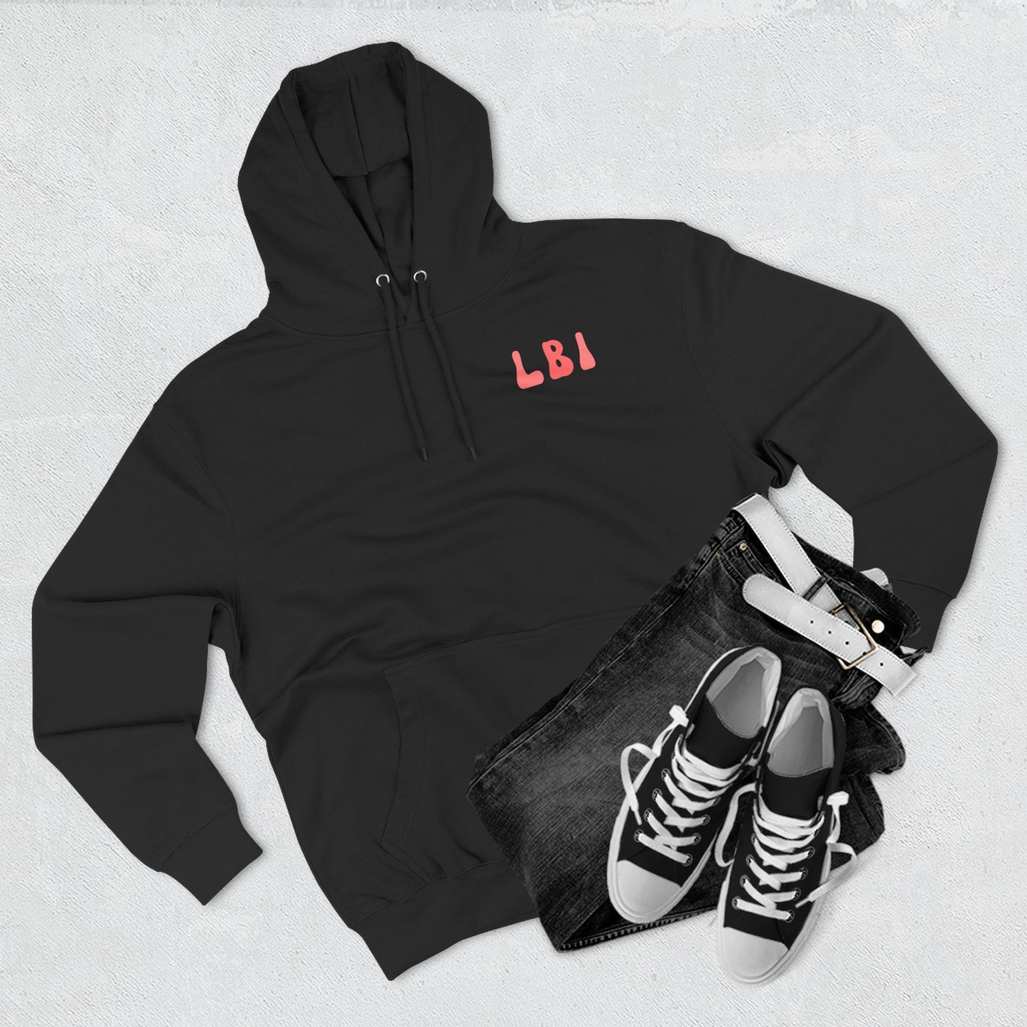 Coral wave Hoodie, Long Beach Island - newly updated