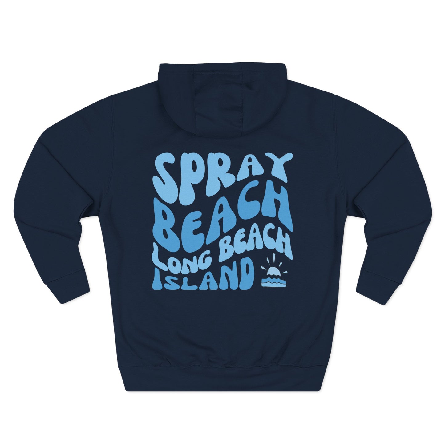 Blue Wave Hoodie, Spray Beach - newly updated