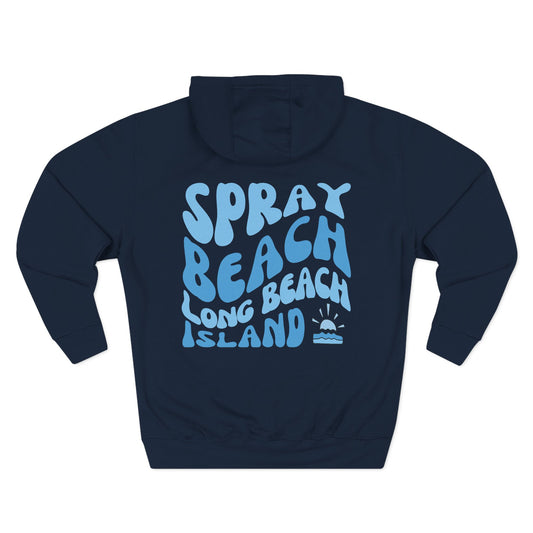 Blue Wave Hoodie, Spray Beach - newly updated