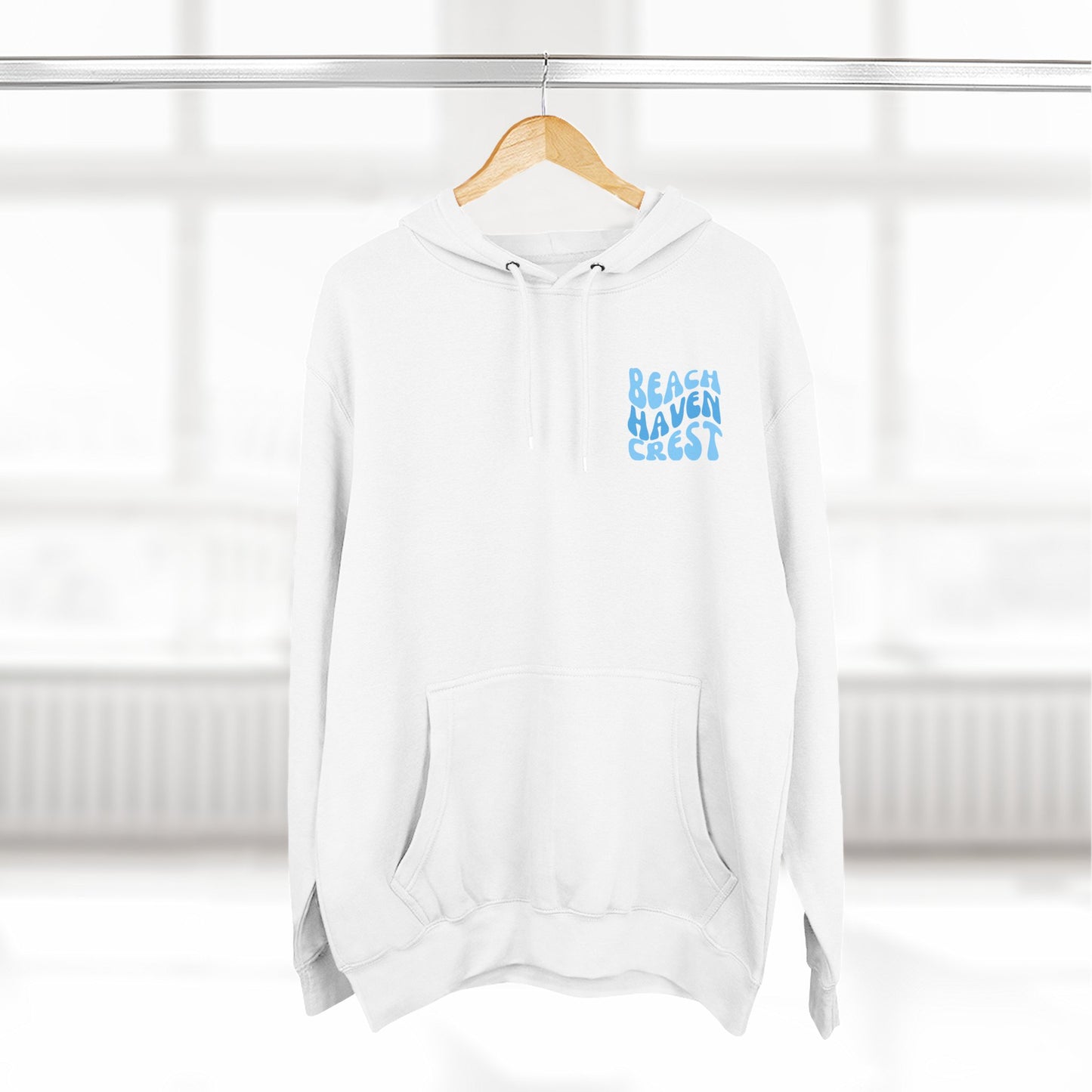 Blue wave Hoodie, Beach Haven Crest - newly updated