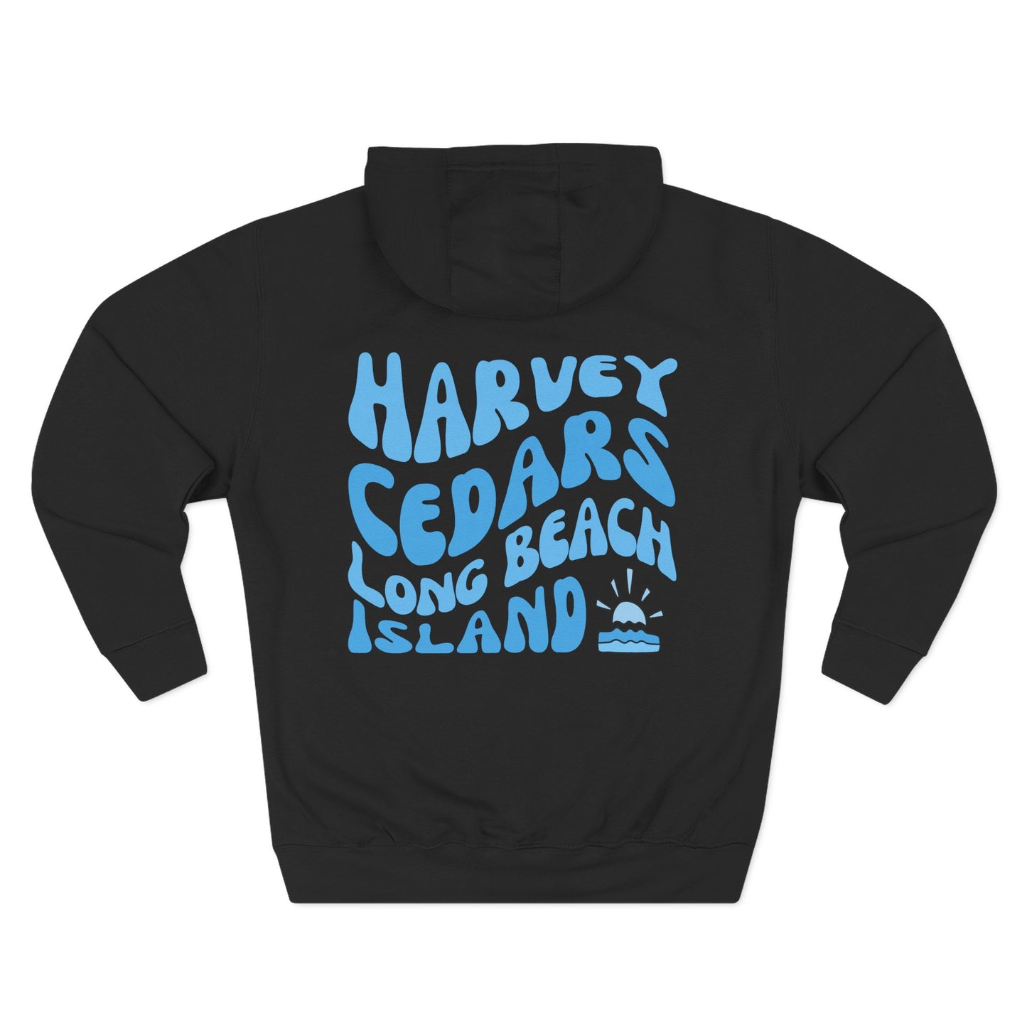 Blue wave Hoodie, Harvey Cedars, newly updated