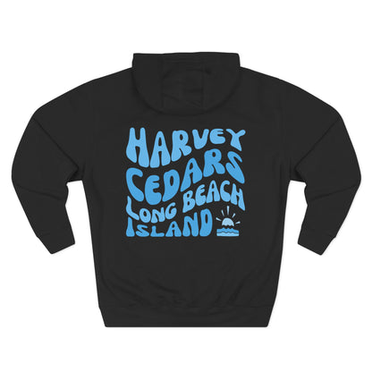 Blue wave Hoodie, Harvey Cedars, newly updated