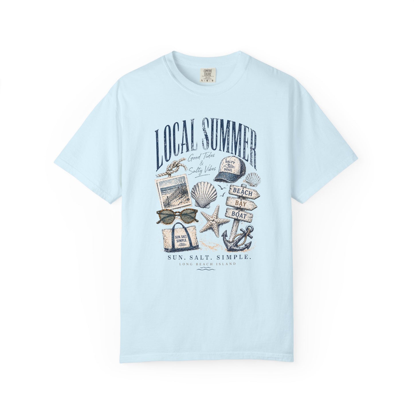Local Summer Salty Soul Comfort Colors T-Shirt