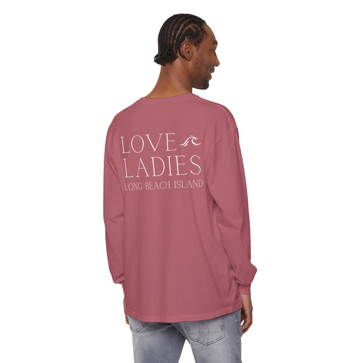Waves Comfort Colors Long Sleeve Tee, Loveladies