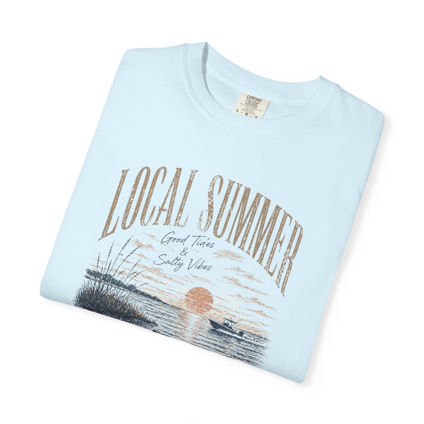 Local Summer Bay Days, Comfort Colors Tee