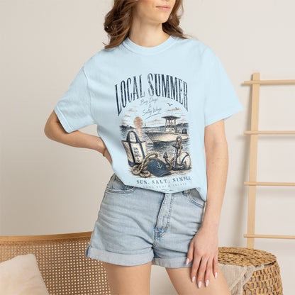 Local Summer Boat Days Comfort Colors T-Shirt