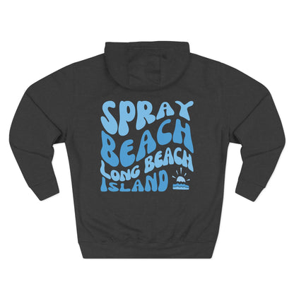 Blue Wave Hoodie, Spray Beach - newly updated