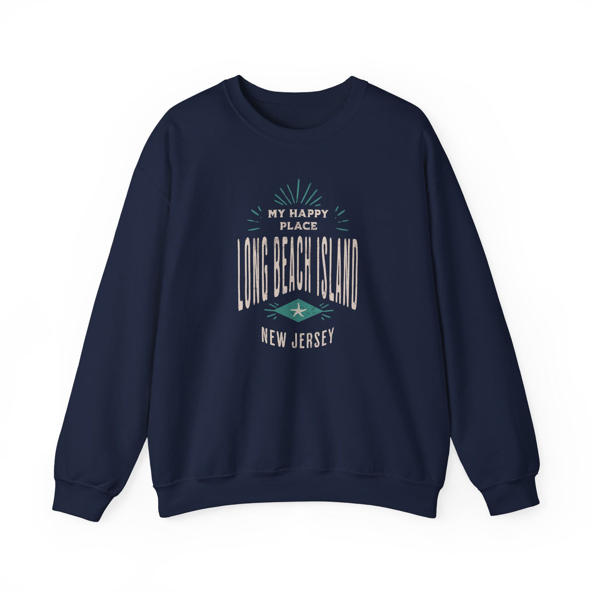 My Happy Place Sweatshirt, Long Beach Island