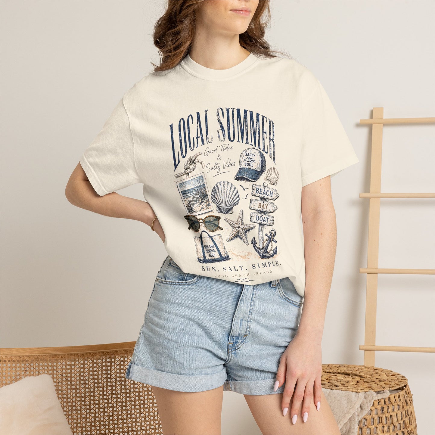 Local Summer Salty Soul Comfort Colors T-Shirt