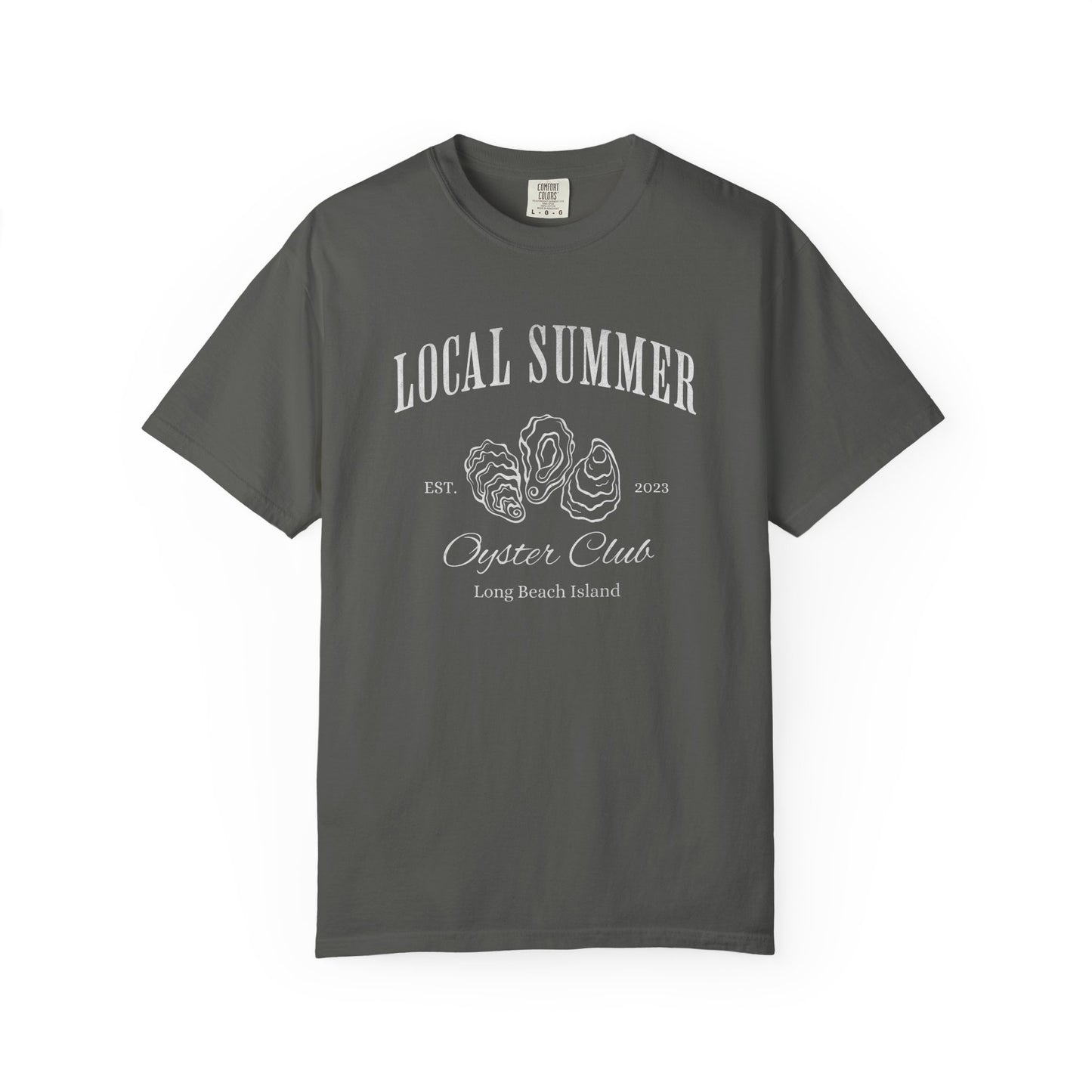 Local Summer Social Club, Oyster Club, Comfort Colors Tee
