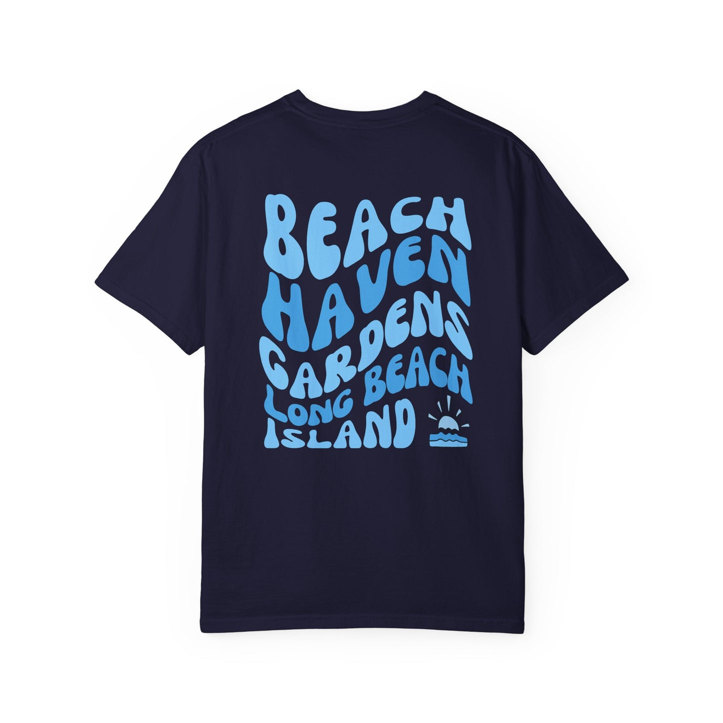 Blue Wave Comfort Colors tee - Beach Haven Gardens