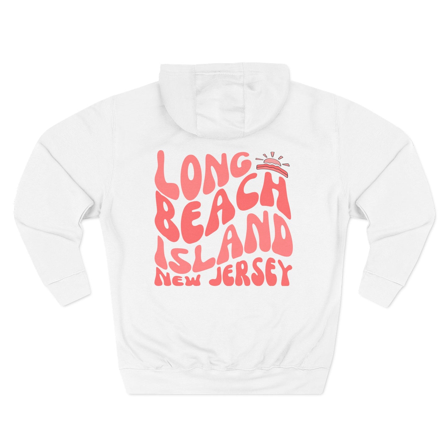 Coral wave Hoodie, Long Beach Island - newly updated
