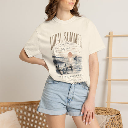 Local Summer Bay Days, Comfort Colors Tee