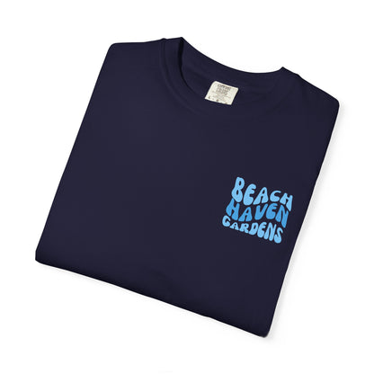 Blue Wave Comfort Colors tee - Beach Haven Gardens