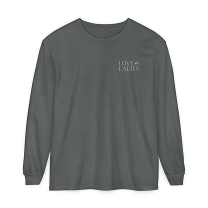 Waves Comfort Colors Long Sleeve Tee, Loveladies