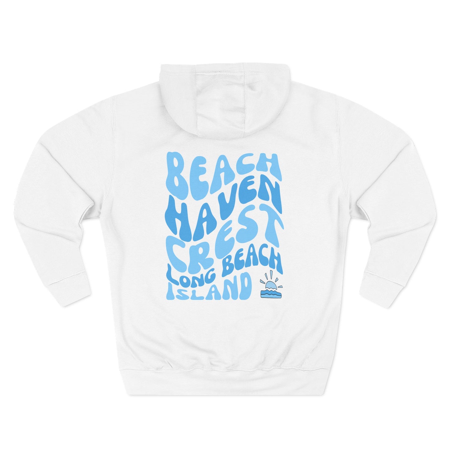 Blue wave Hoodie, Beach Haven Crest - newly updated