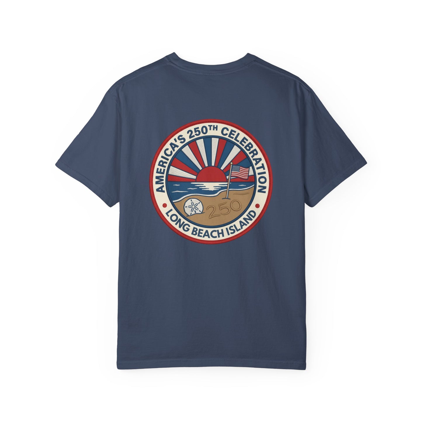 Coastal Celebration Comfort Colors T-Shirt - Long Beach Island