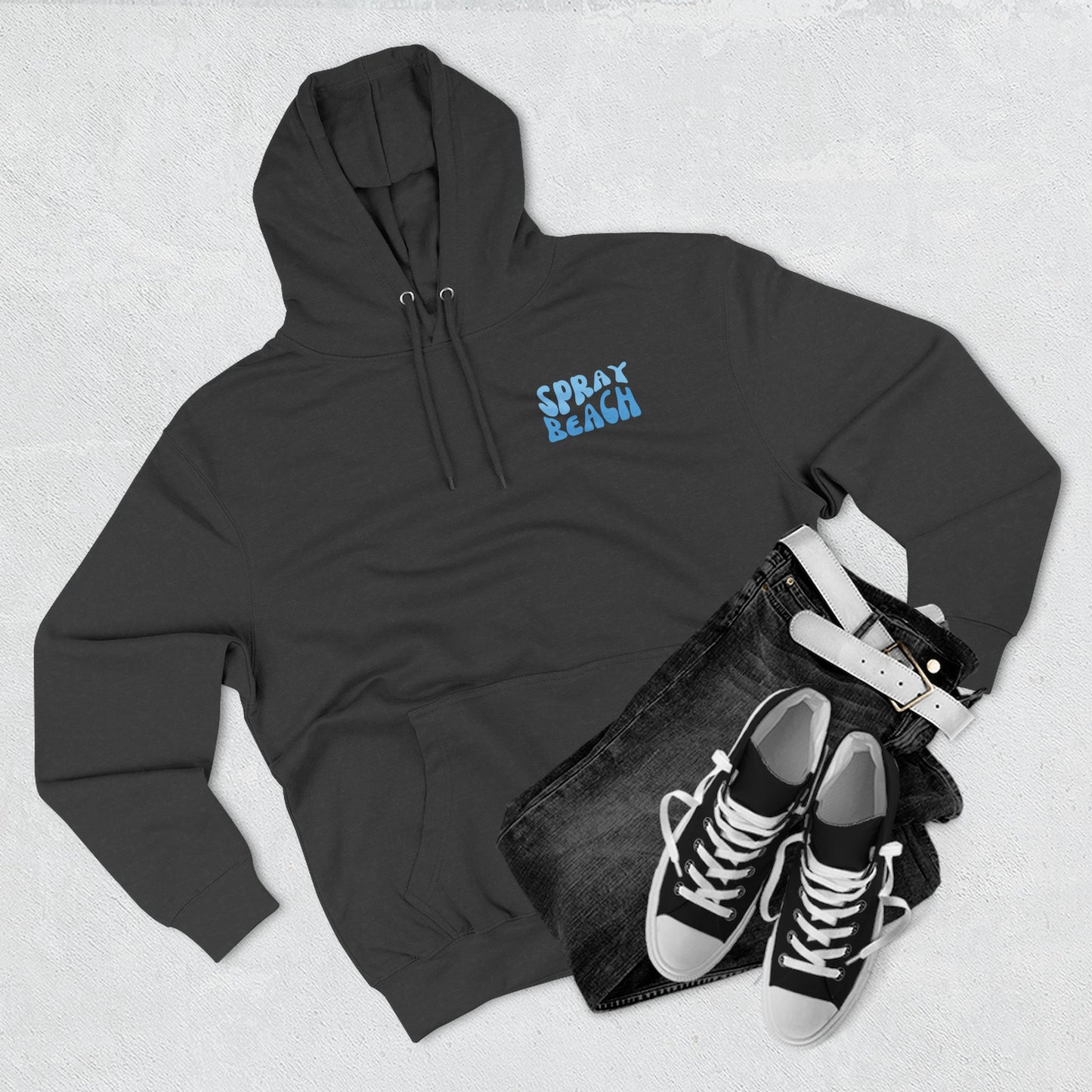 Blue Wave Hoodie, Spray Beach - newly updated