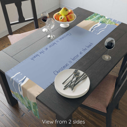 Christmas Table Runner - Better at the Beach