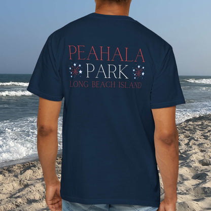 Patriotic Comfort Colors tee, Peahala Park