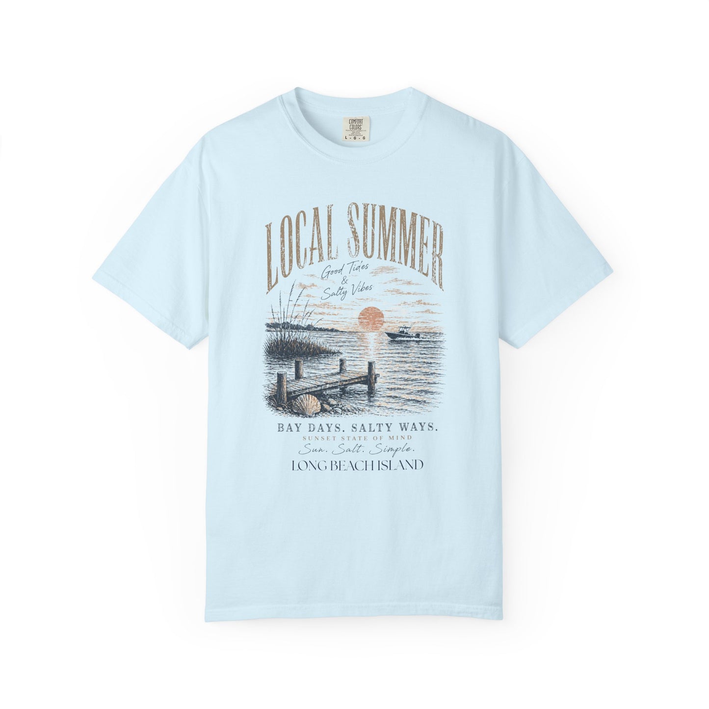 Local Summer Bay Days, Comfort Colors Tee