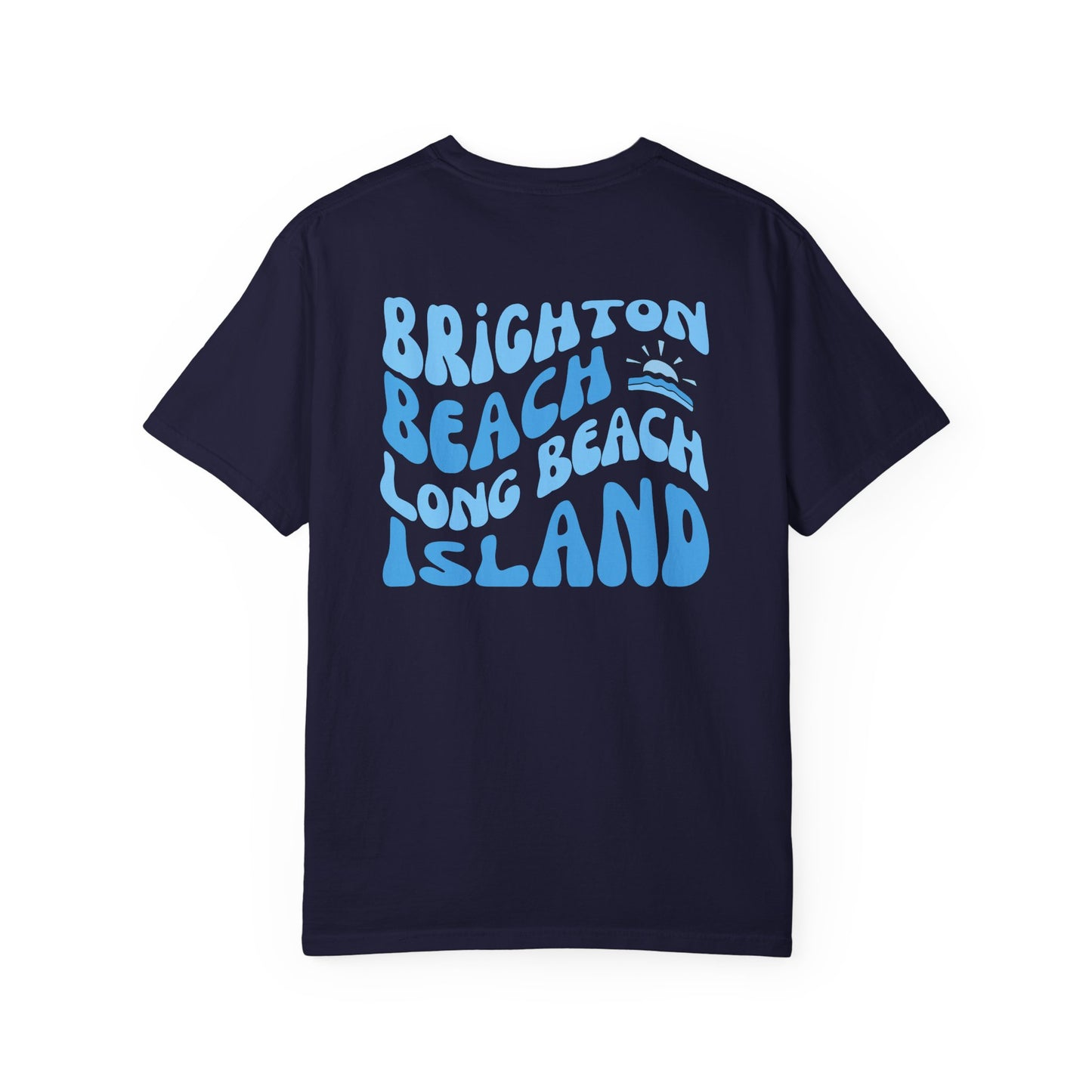 Blue Wave Comfort Colors tee - Brighton Beach