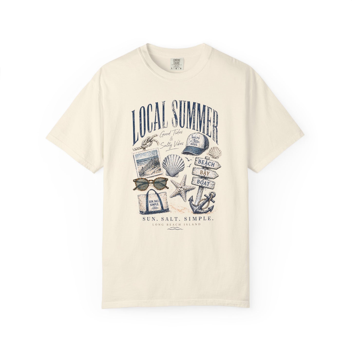 Local Summer Salty Soul Comfort Colors T-Shirt